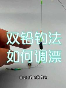 主线双铅钓法图解及调漂法 主线双铅怎么调漂